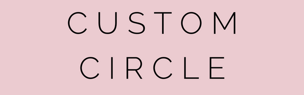 Custom Circle DISC for Wristlet