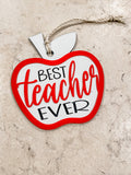Teacher Apple Ornaments