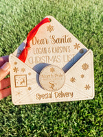 Santa List Ornament MOQ of 3 WS