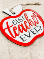 Teacher Apple Ornaments MOQ of 4 WS