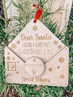 Santa List Ornament MOQ of 3 WS